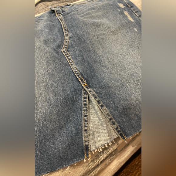 Loft Denim Skirt - Size 0 - Picture 4 of 4